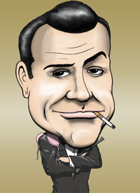 james bond caricature