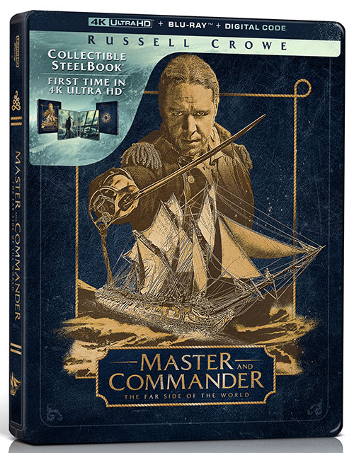 Master and Commander 4k blu-ray