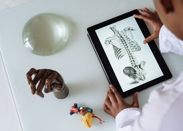 doctor looking at image