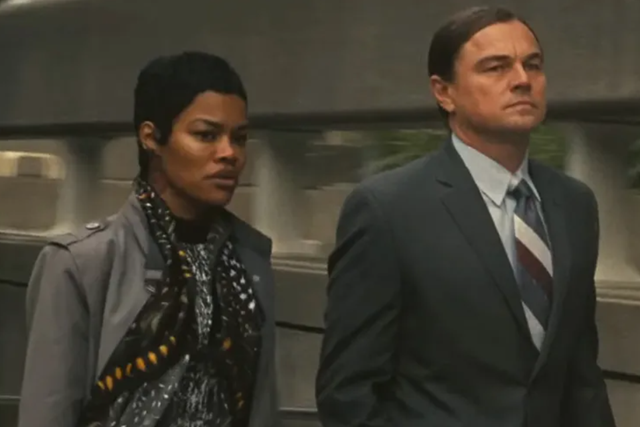 Teyana Taylor and Leonardo DiCaprio in One Day After Another