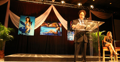 Palms co-owner George Maloof at 2009 PLayboy PLaymate of the year event