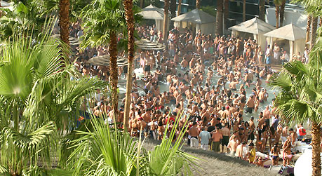 Wild times at Rehab pool party at the Hard Rock