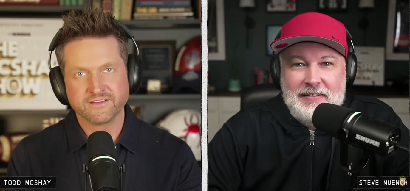 Screenshot of Todd McShay and Steve Mench 2026