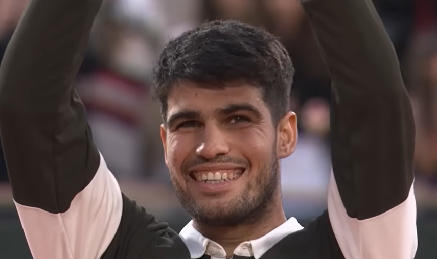 Carlos Alcaraz as 2025 winner of French Open