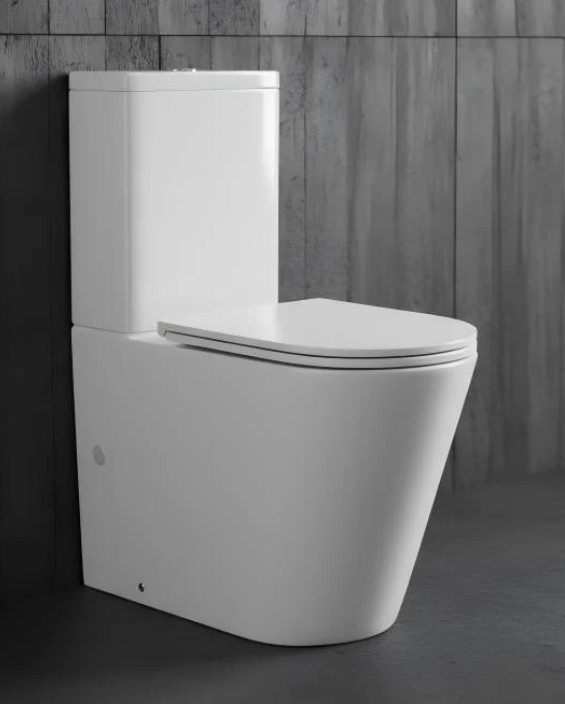 smart toilet white