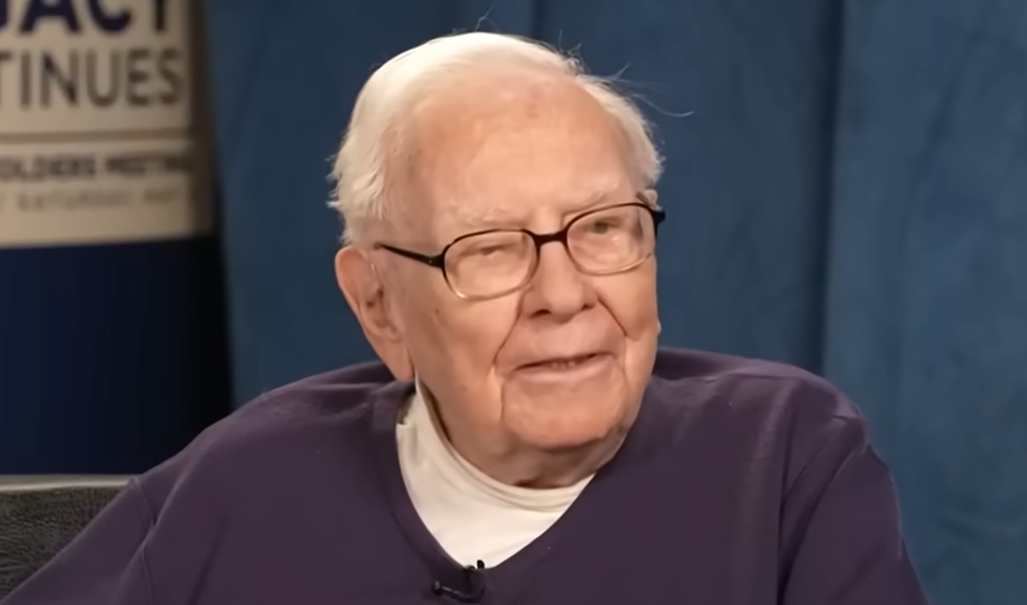 Warren Buffett screen shot of interview 2026