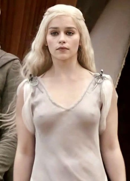 Emilia Clarke as Daenerys Targaryen in Game of Thrones
