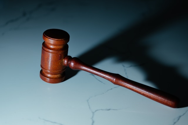 wooden gavel