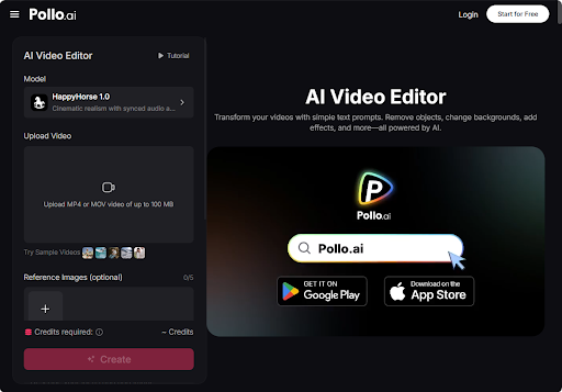 AI video editor