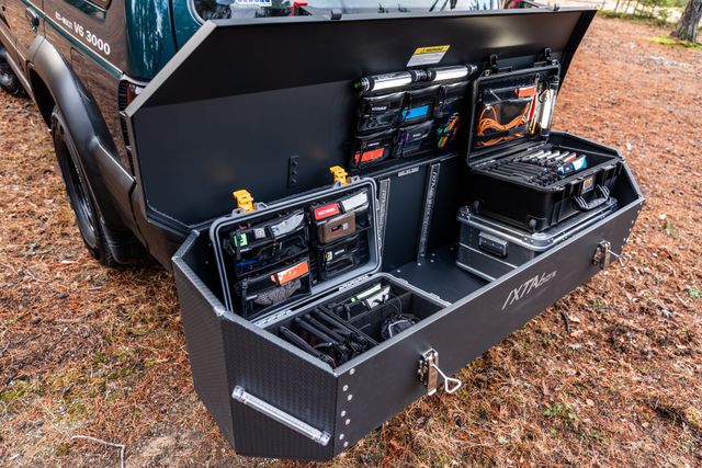 vehicle storage accessory with toolboxes