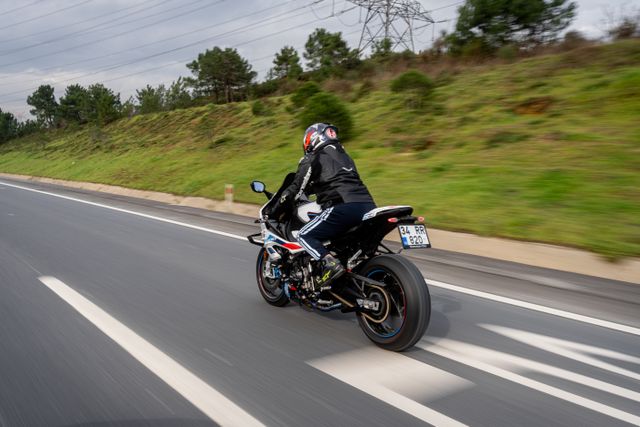 motorcycle on road