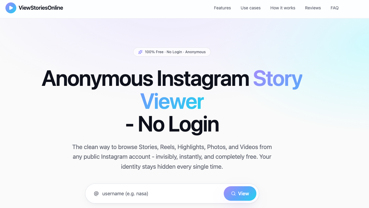 ViewStoriesOnline screenshot
