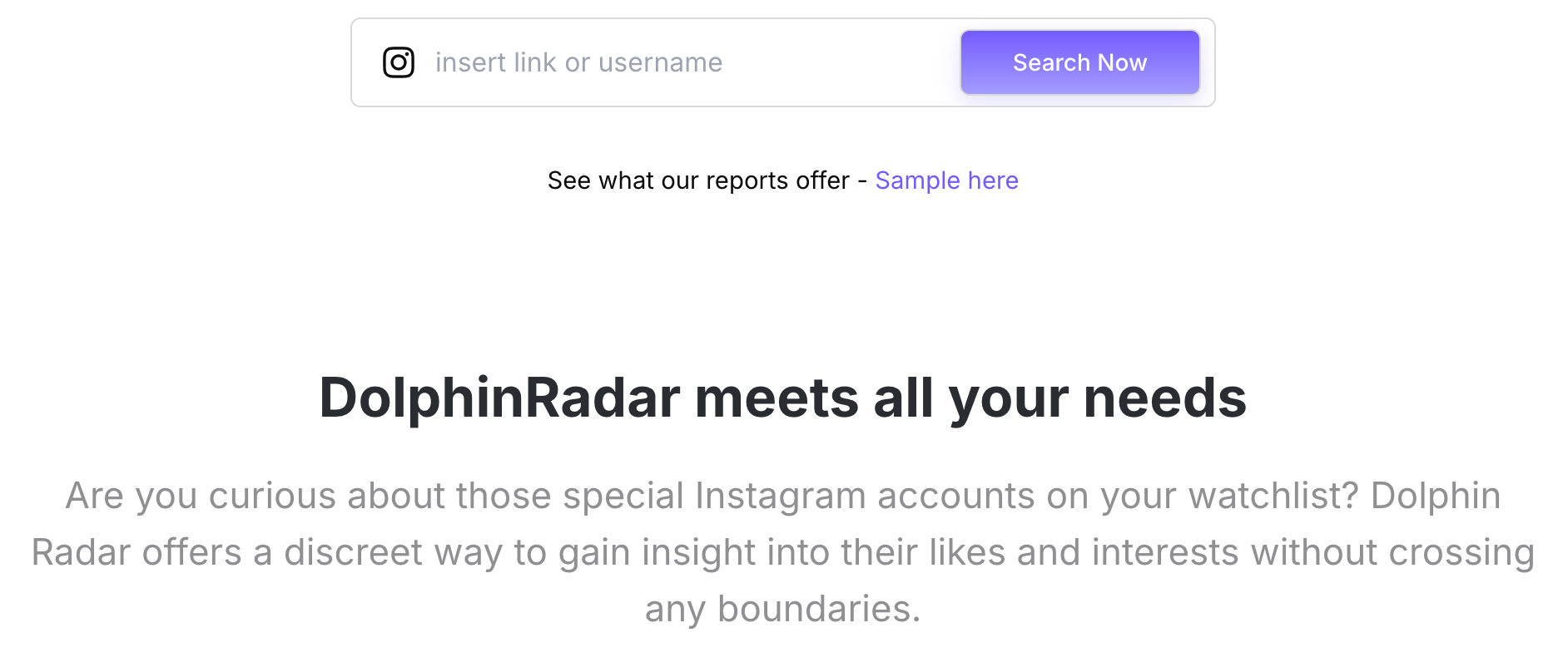 DolphinRadar screenshot