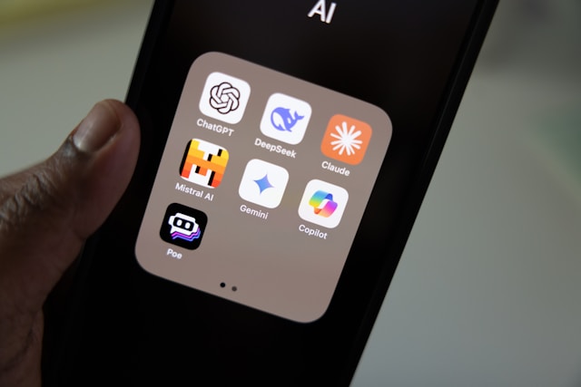 AI apps on a phone