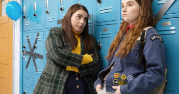Beanie Feldstein and Kaitlyn Dever in "Booksmart"