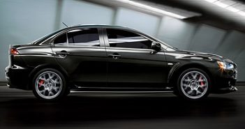 2010 Mitsubishi Lancer side view