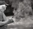 man fishing