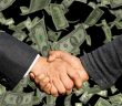men shaking hands