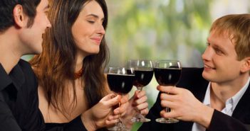 men and women at bar