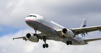 jet airplane taking off