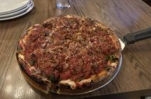 Moretti's deep dish pizza in Chicago full pie 2025