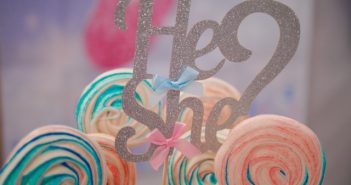 closeup of cake on table