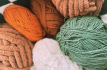 balls of yarn in a variety of colors