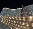 Aria in Las Vegas 2025 view of tower from main entrance