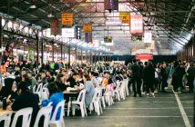 party with people sitting