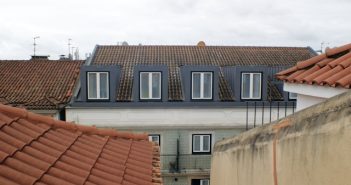 buildings with tiled roofs