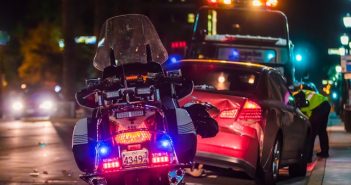 police on scene of accident