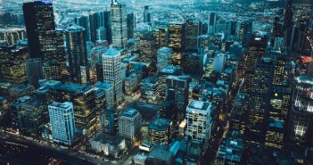 City from a bird’s perspective