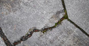 cracked concrete