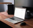 laptop on desk