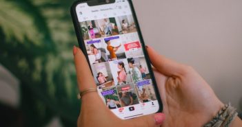 smartphone with tiktok