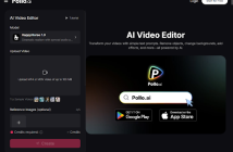 AI video editor