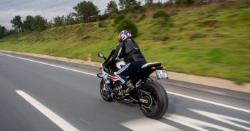 motorcycle on road