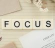 FOCUS spelled out in blocks