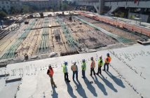 workers on construction site