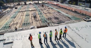 workers on construction site