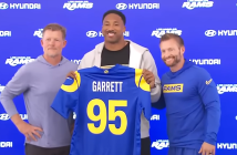 Myles Garrett LA Rams press conference