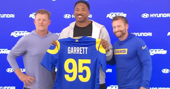 Myles Garrett LA Rams press conference