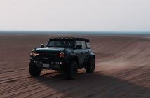 Ford Bronco on dirt road