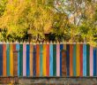 colorful fence