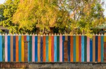colorful fence