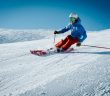 man skiing on sunny day