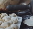 dumplings on a plate