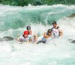 rafting on river