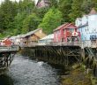 Ketchikan Alaska homes by water